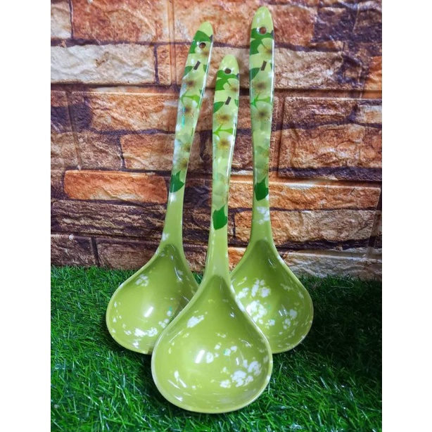 Melamine Green soup ladle 3pcs | Shopee Philippines