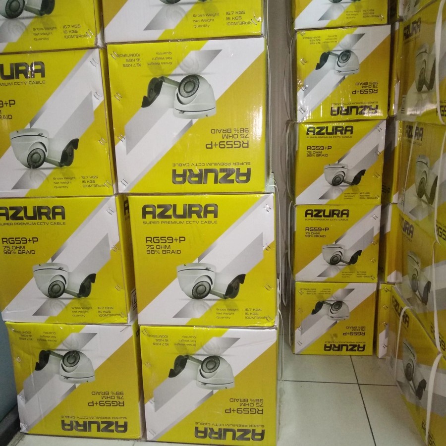 Rg59 COAXIAL CCTV Cable+300-METER POWER | Shopee Philippines