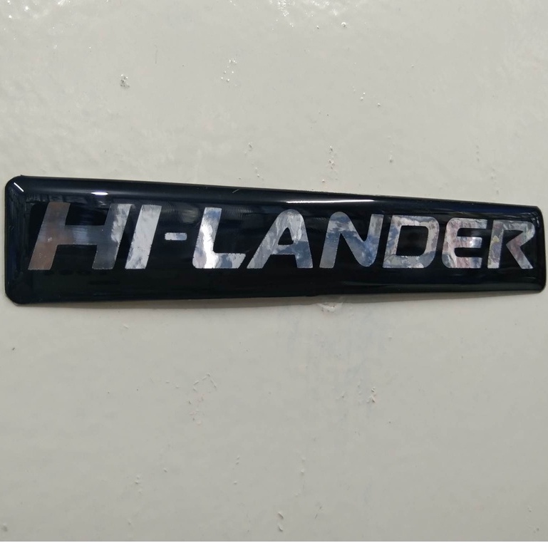 Hi-Lander Silicon sticker for Isuzu crosswind | Shopee Philippines