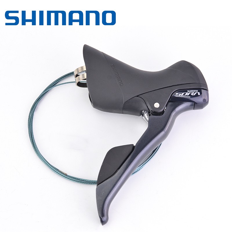 SHIMANO Sora BL-R3000 Flat Bar Road Brake Levers Set Black New