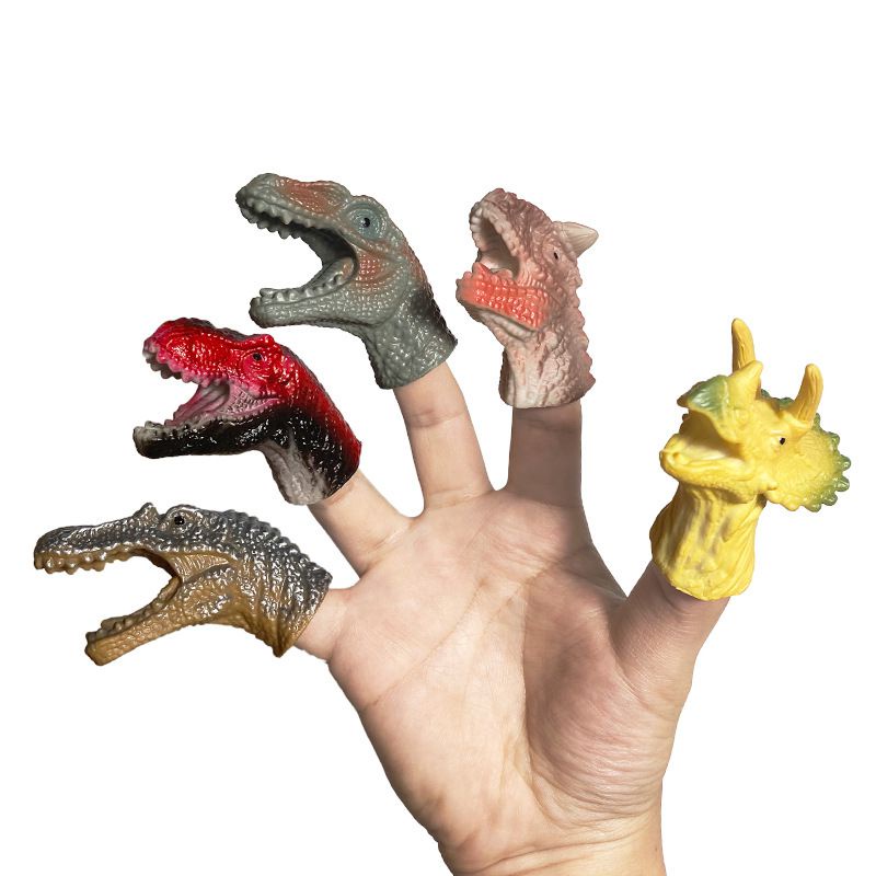 Tyrannosaurus Rex Finger Puppet Toy Realistic Texture And Bright Colors ...