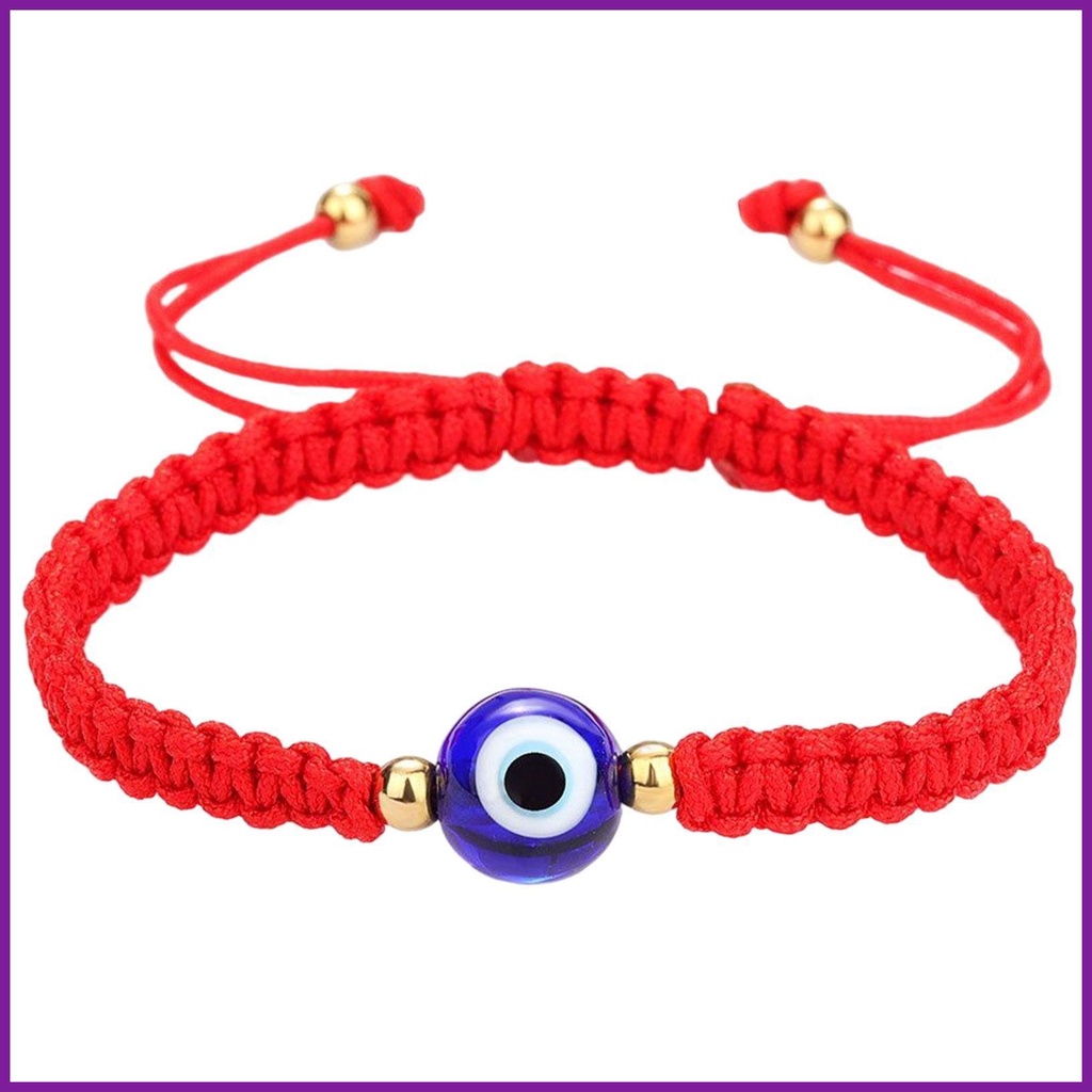 Adjustable Evil Eye Bracelets Adjustable Braided Devil's Eye Lucky ...