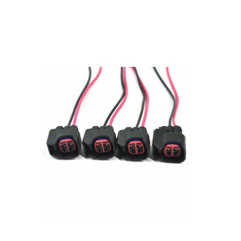 Wiring Harness Plugs For EV6 EV14 Fuel Injector Connector USCAR Clips