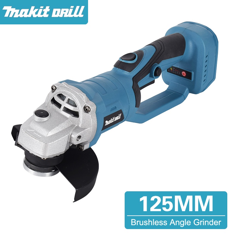 125mm Brushless Cordless Electric Angle Grinder Variable Speed Cutting