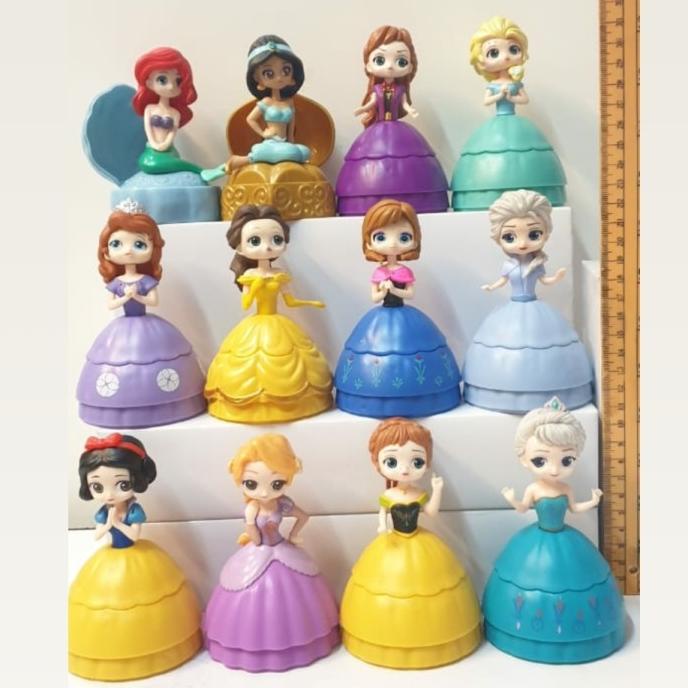 Princess Disney Figure Set 12pcs | Shopee Philippines
