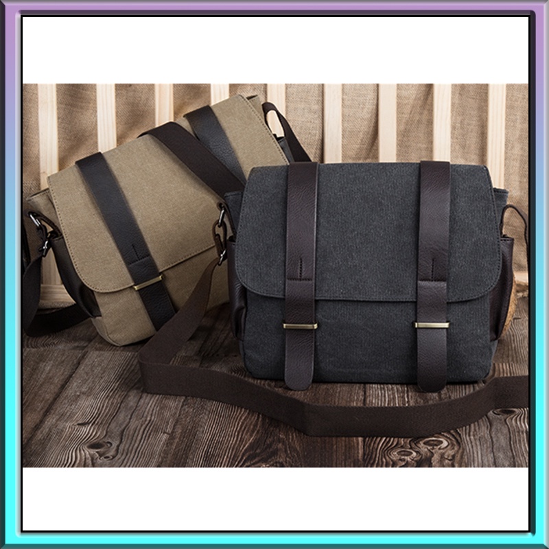 Men's Messenger Bags Large capacity CanvaS kasya 14.5 inch laptop