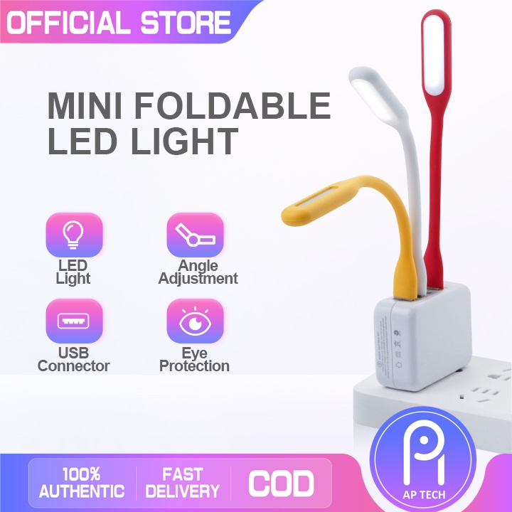 AP Mini Foldable USB LED Light (Random Color) | Shopee Philippines