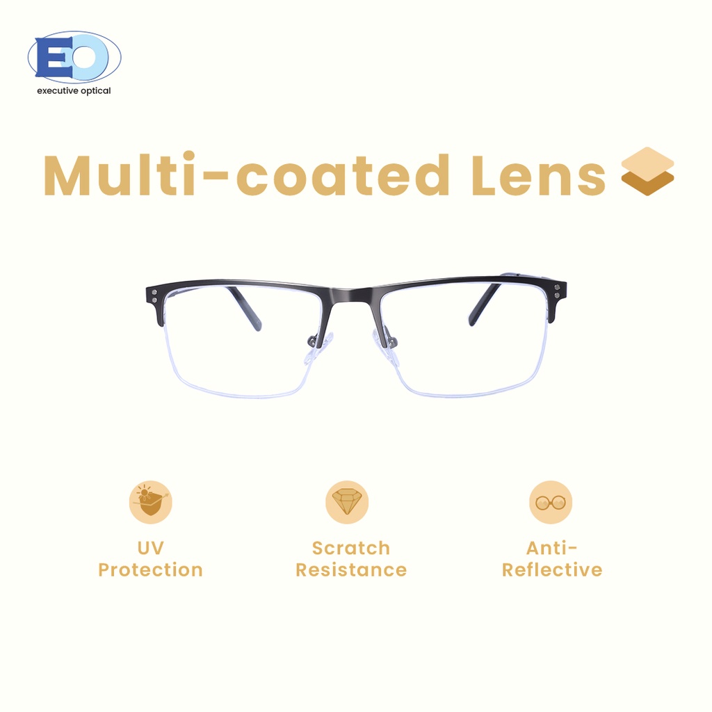 Uv Coating Uv Prescription Glasses EO Eyewear W/ Clip On VALENCIA