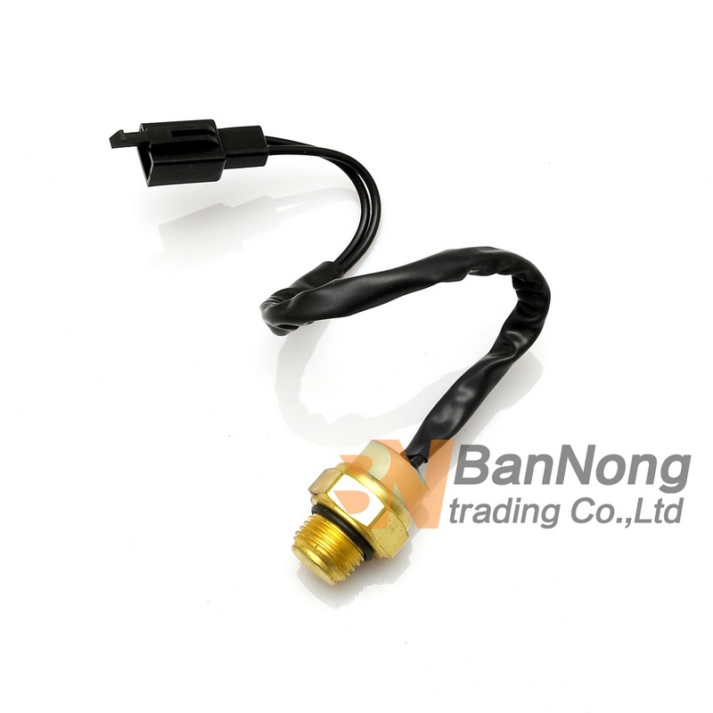 Motorcycle Double Plugs Water Tank Coolant Temperature Radiator Fan