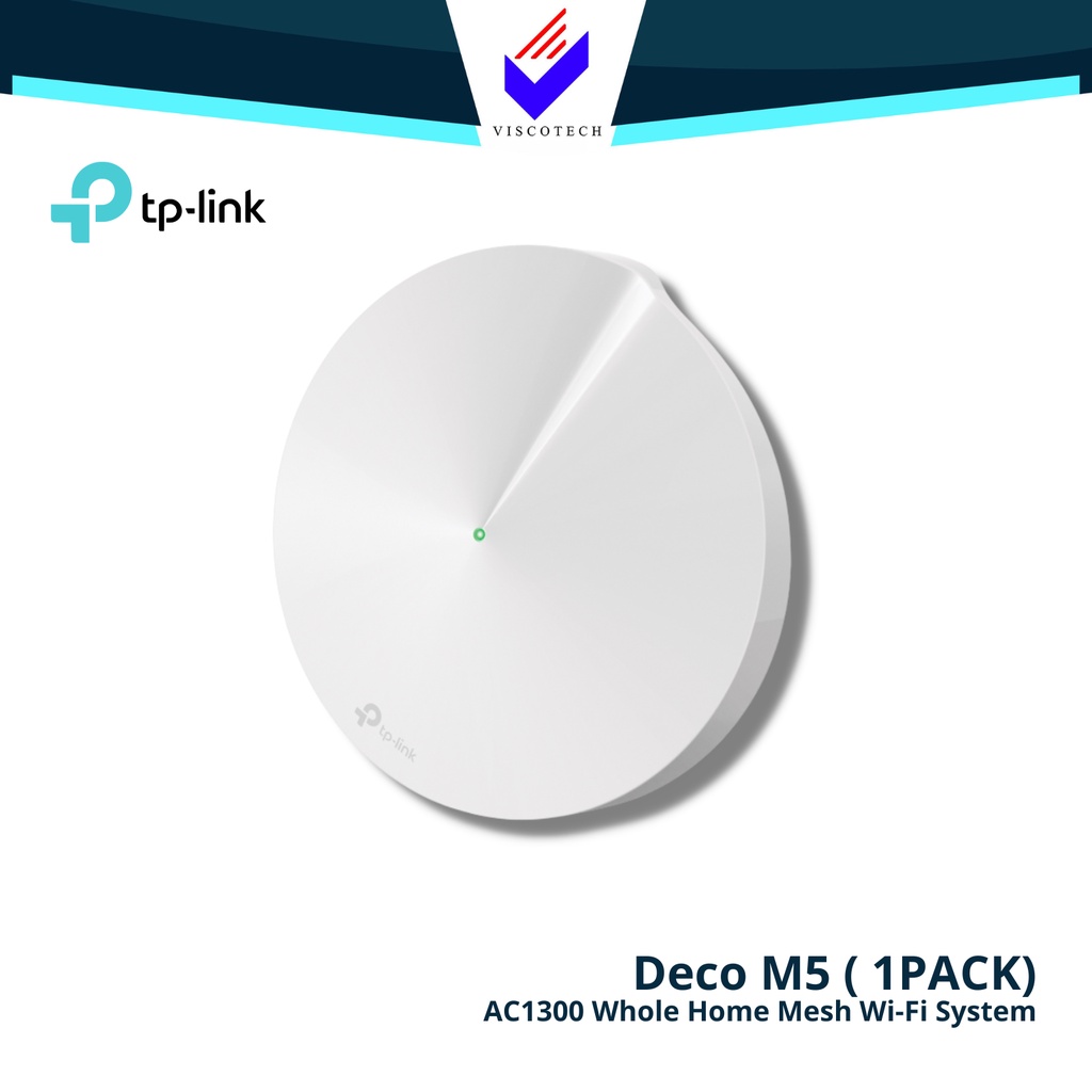 TPLink DECO M5 AC1300 Whole Home Mesh WiFi System (Pack Of 1
