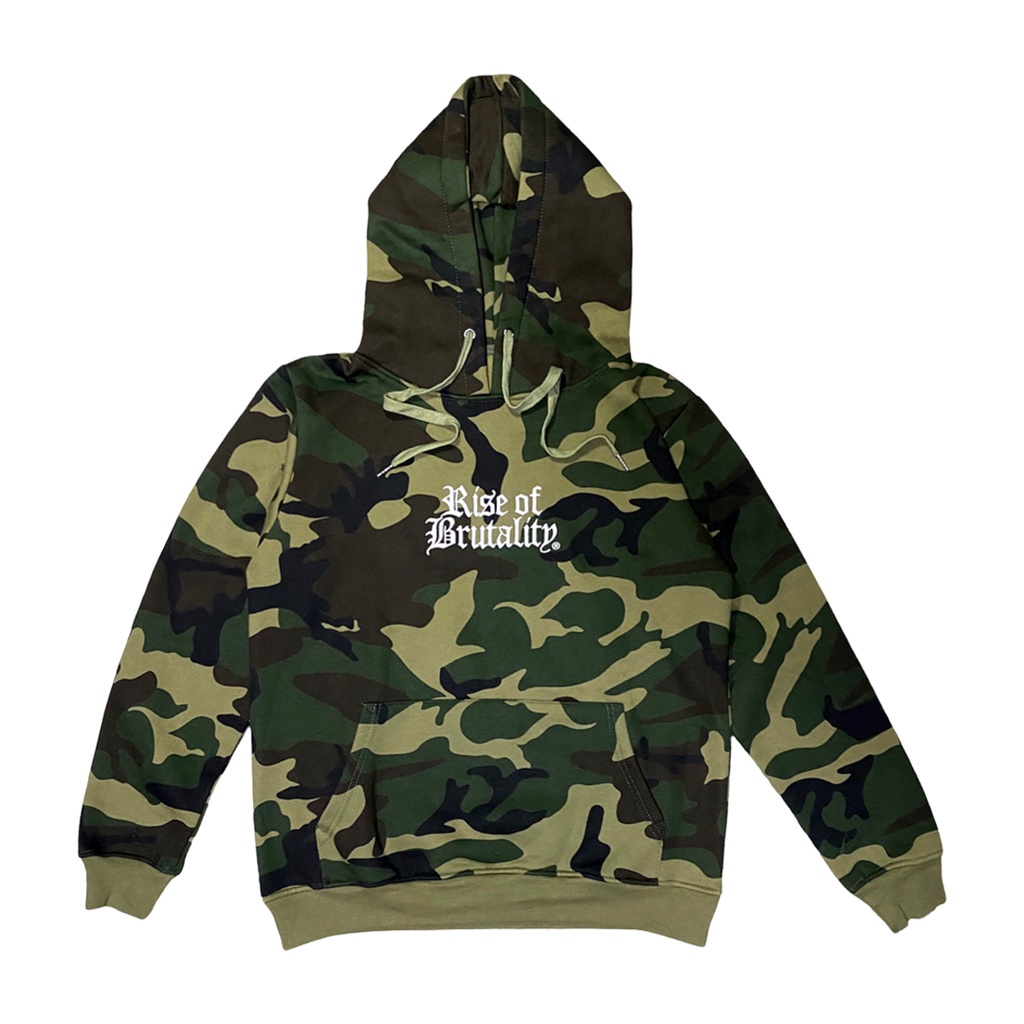 RISE OF BRUTALITY | LOGO HOODIE (Camo) | Shopee Philippines