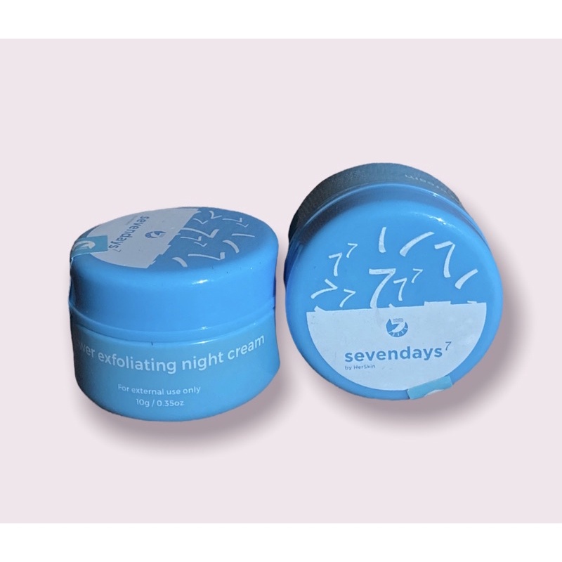 Sevendays Exfoliating Night Cream 10g Shopee Philippines