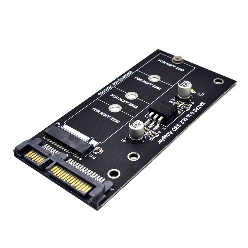 M.2 B Key SSD to SATA Adapter Riser NGFF 22Pin 2.5