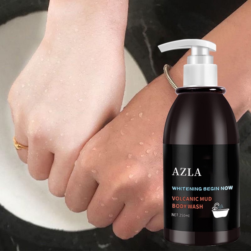 AZLA 250ML Volcanic Mud Body Wash Whitening Shower Gel Exfoliate Whitening Body Artifact Unisex
