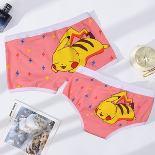 Pokemon Pikachu Men's Panties Underwear Boxers Cartoon Anime Panties  Breathable Men Underpants Comfortable Male Shorts Underwear