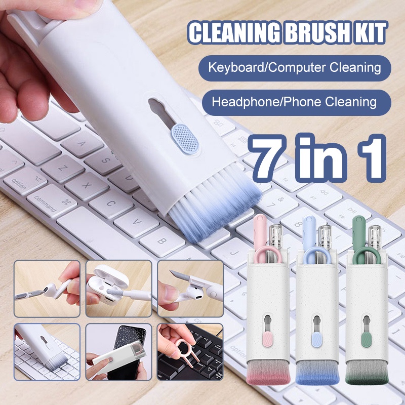 7 in 1 Cleaning Soft Brush Keyboard Headphone Cleaner/Computer Cleaning ...