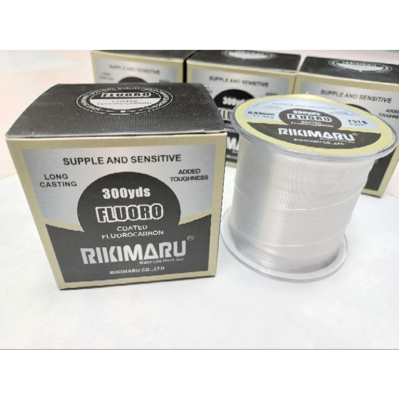 Original RiKiMaRu Fluorocarbon Coated Fishing Line Ultra Light