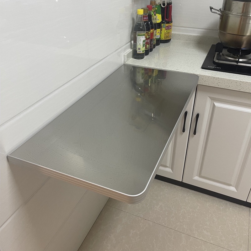 Wallmounted folding table can be punchfree kitchen cutting table