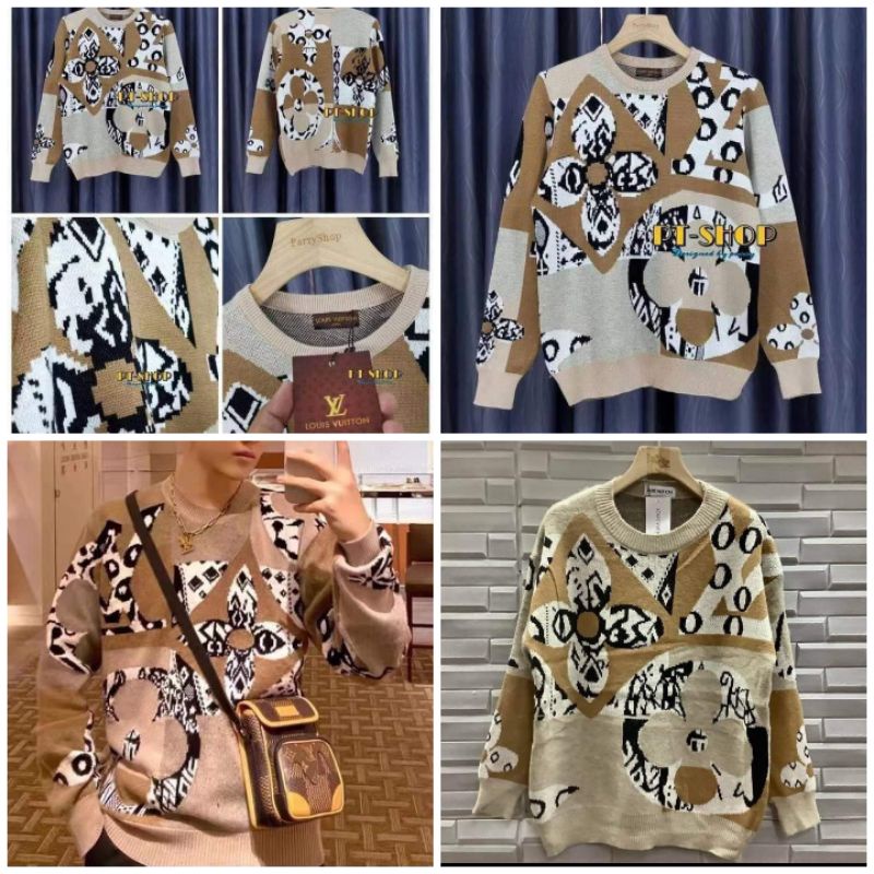 SALE LV KNITTED SWEATER Shopee Philippines