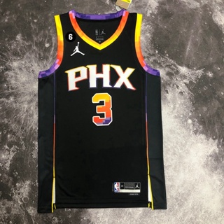 Men's Phoenix Suns Jersey, Devin Booker Basketball Uniform #1, Breathable  Embroidered Basketball Swingman Jersey