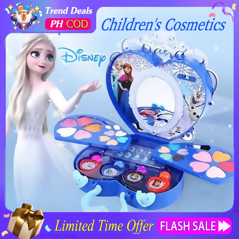 Washable Makeup Set Cosmetic Children's Natural Cosmetic Disney ...