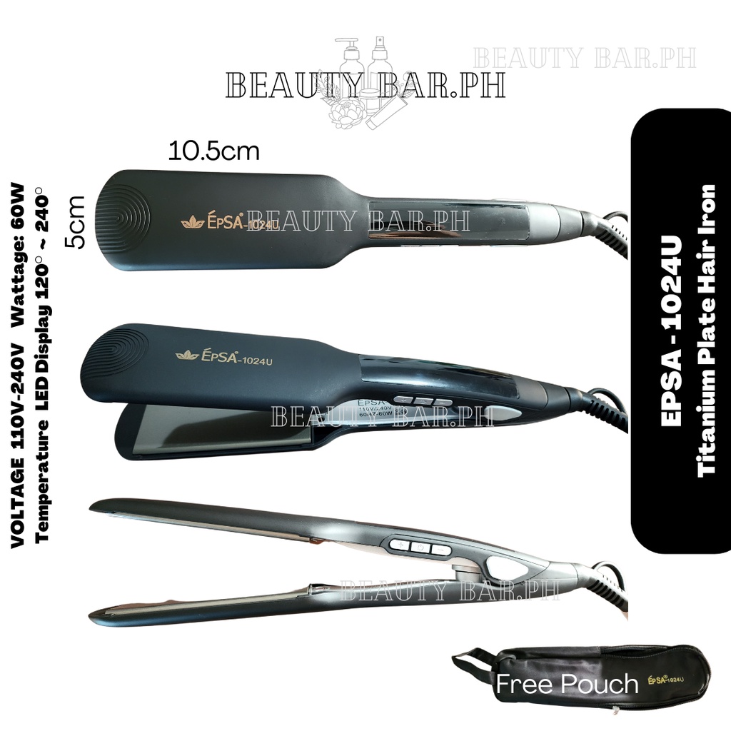 Hair shop straightener wattage