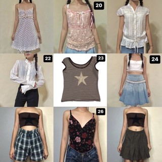 Thrifted Coquette,y2k,grunge pieces (Revinko.ph & Monoshop.ph) | Shopee ...