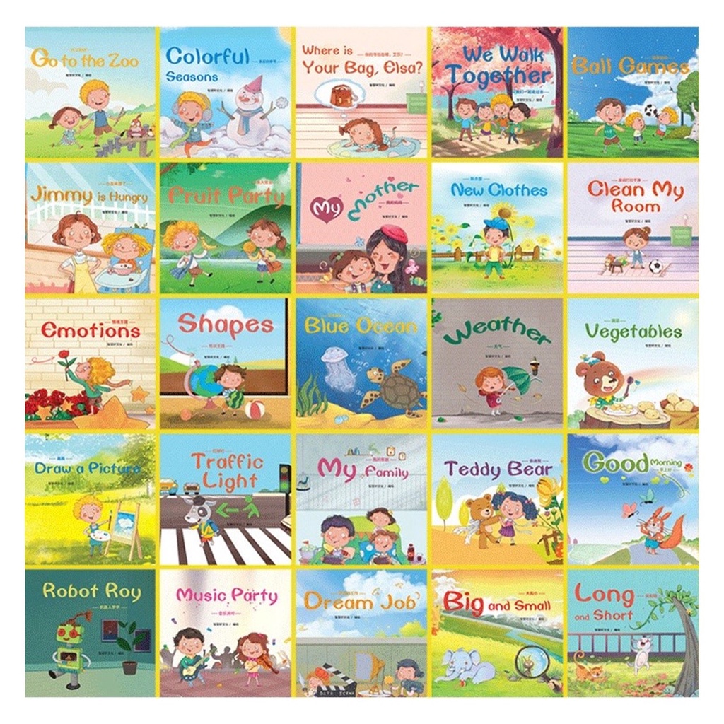 60 Books Set English Story Book for Kids Learning Buku Budak Bedtime ...