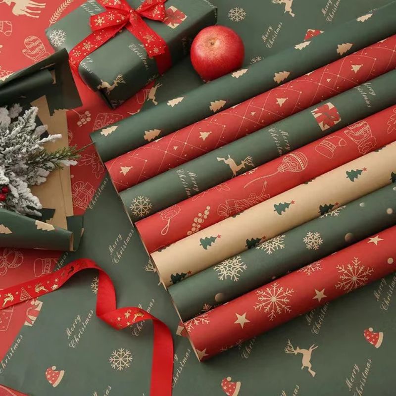 Glossy Christmas Wrapper 58x58cm (1pc) | Shopee Philippines