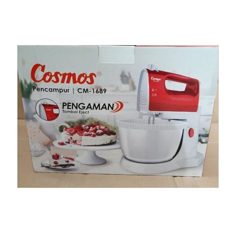 MERAH PUTIH Cosmos Stand Mixer Red And White CM1689 Shopee Philippines