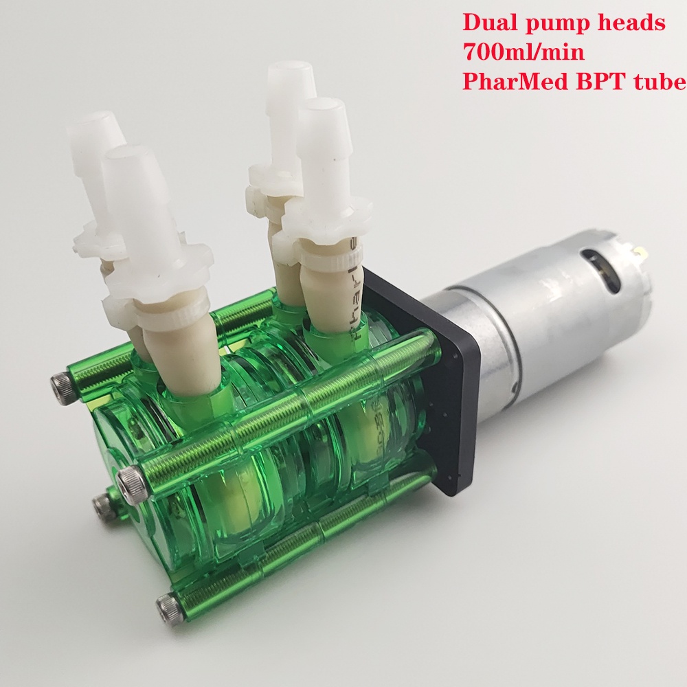Dual Pump Heads Peristaltic Pump Water Pump High Flowrate Saintgobain