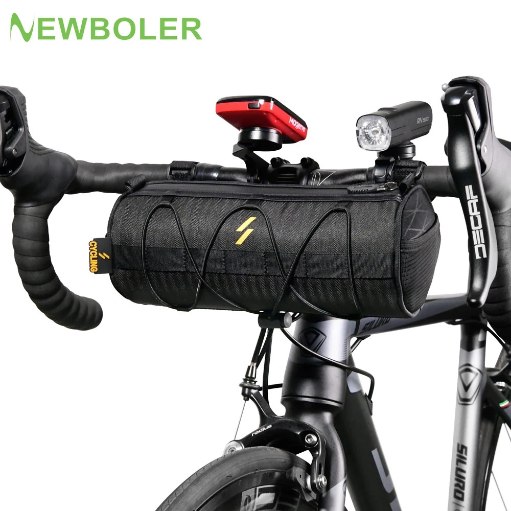 NEWBOLER 2.5L Large Capacity Bike Handlebar Bag 5 in 1 Portable Bicycle