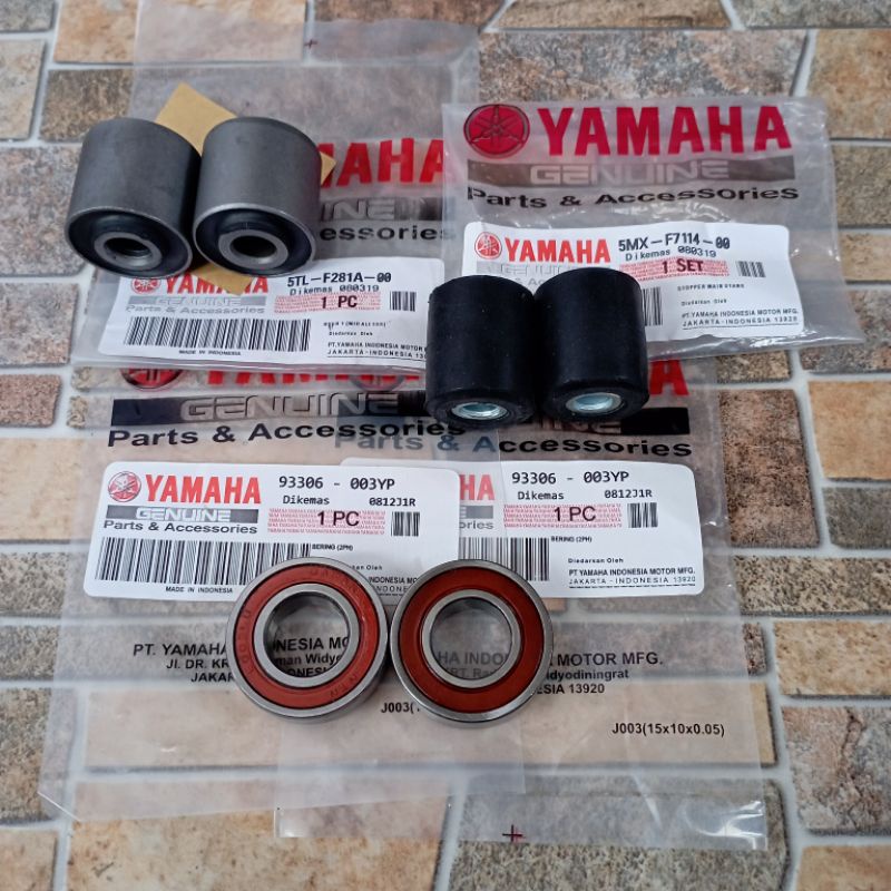 Bosh arm bosh engine mounting+bearing 6003+bosh fork yamaha mio sporty