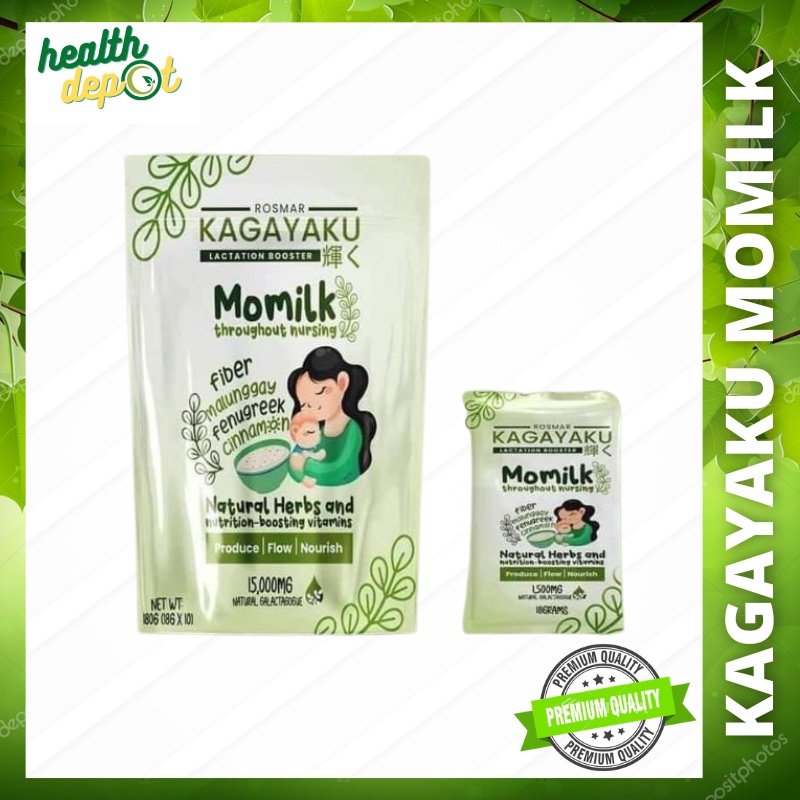 Rosmar Kagayaku Momilk Lactation Booster Malunggay Fiber Safe Breastfeeding Unli Latch Nutrition