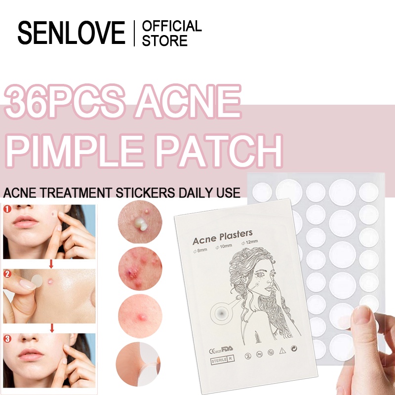 SENLOVE Acne Pimple Patch Invisible Acne Pimple Removal Patch Acne ...
