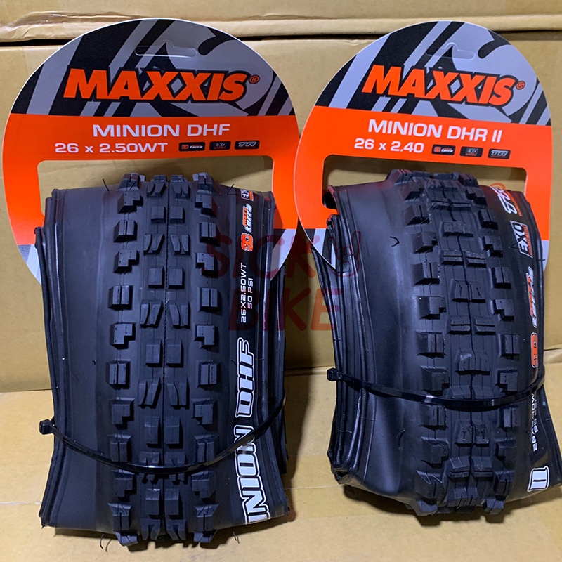 🅢🅸🅒🅺Maxxis Minion DHF MTB Folding Skinwall Tire 26/27.5/29 EXO TR 3C  Tanwall Off-Road Cycle Tyre | Shopee Philippines