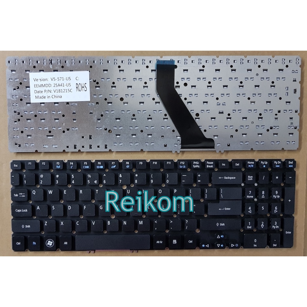 Clavier De Remplacement Pour Acer Aspire V15 Nitro VN7-571/G - AZERTY Français - Neuf