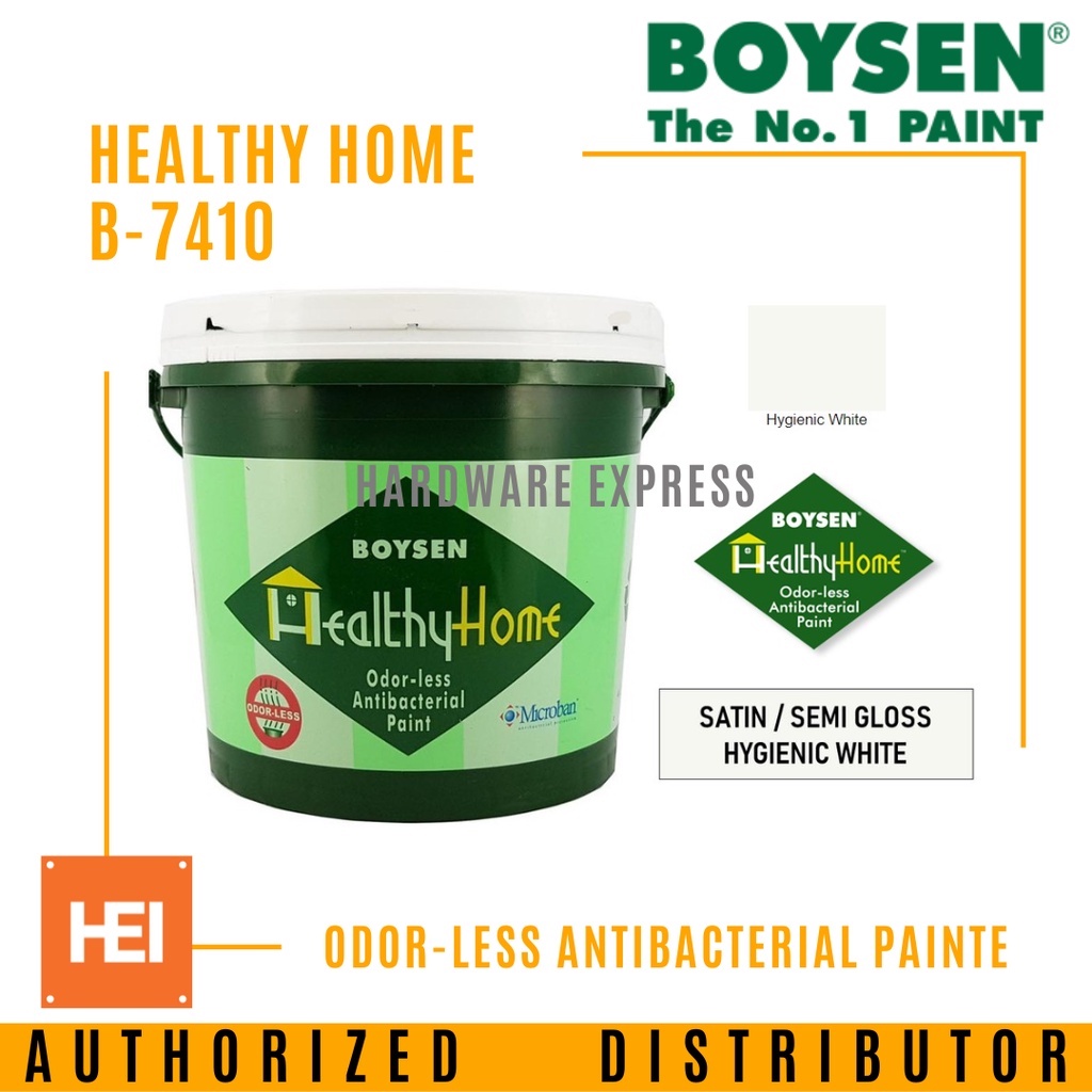 BOYSEN Healthy Home Odorless and AntiBacterial 7410 Paint 4L