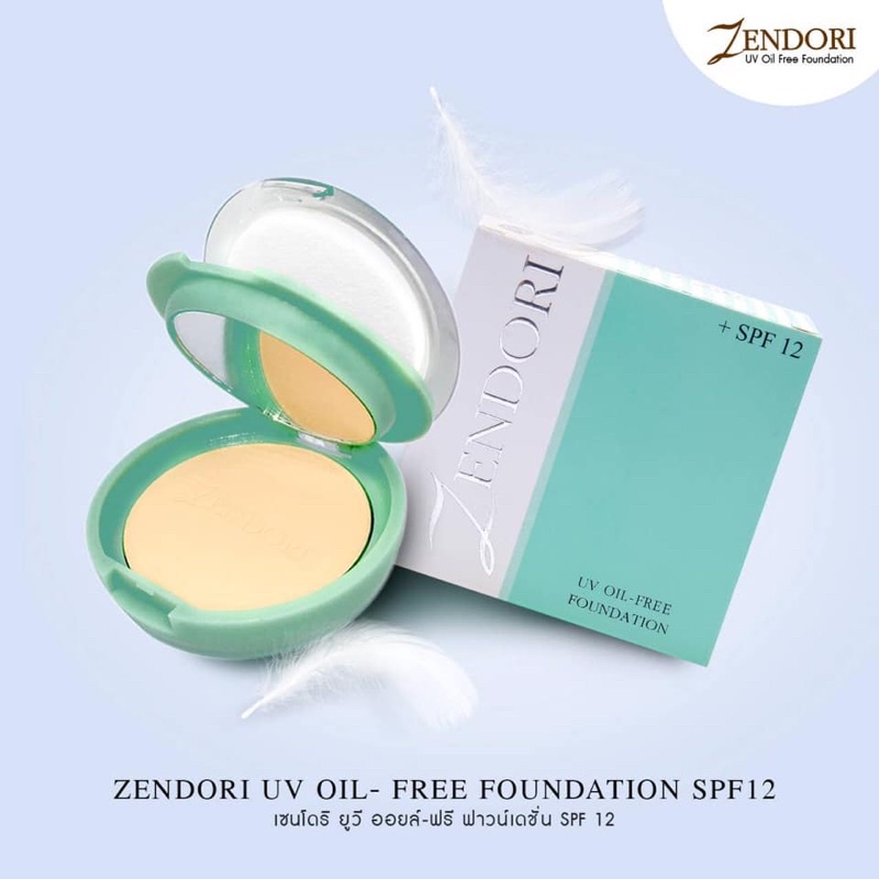 Zendori UV OILFREE FOUNDATION SPF12 Sendori Powder OIL Control Sun