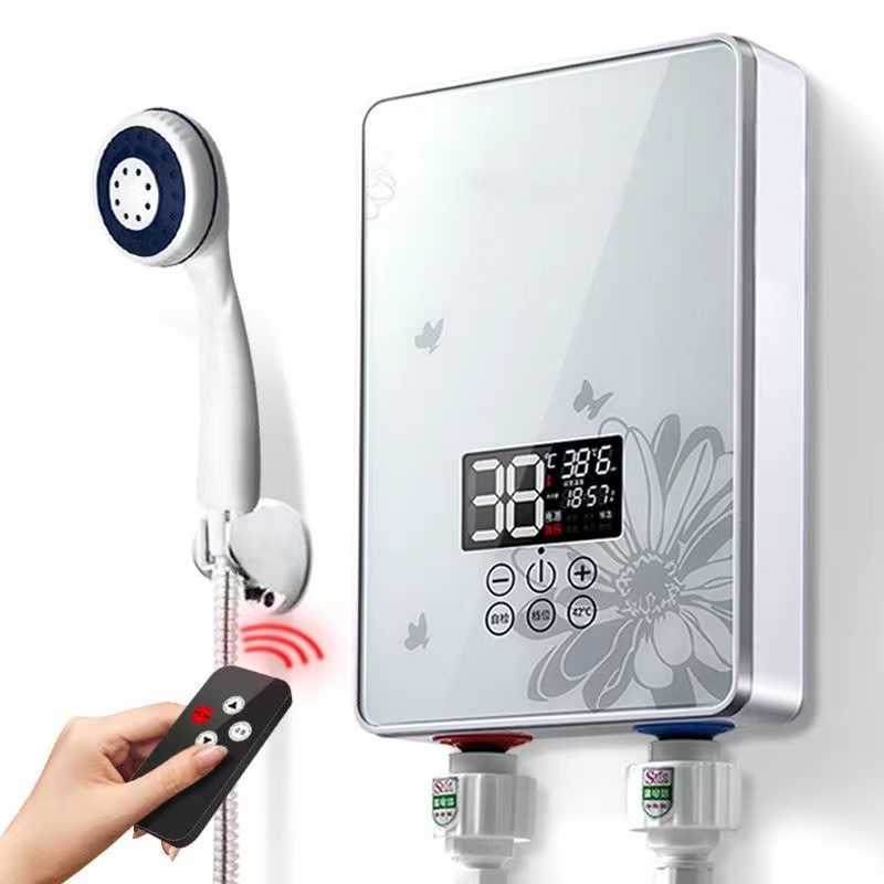 Water Heater Shower Electric Heater Smart Touch 6000W Instant Heating ...