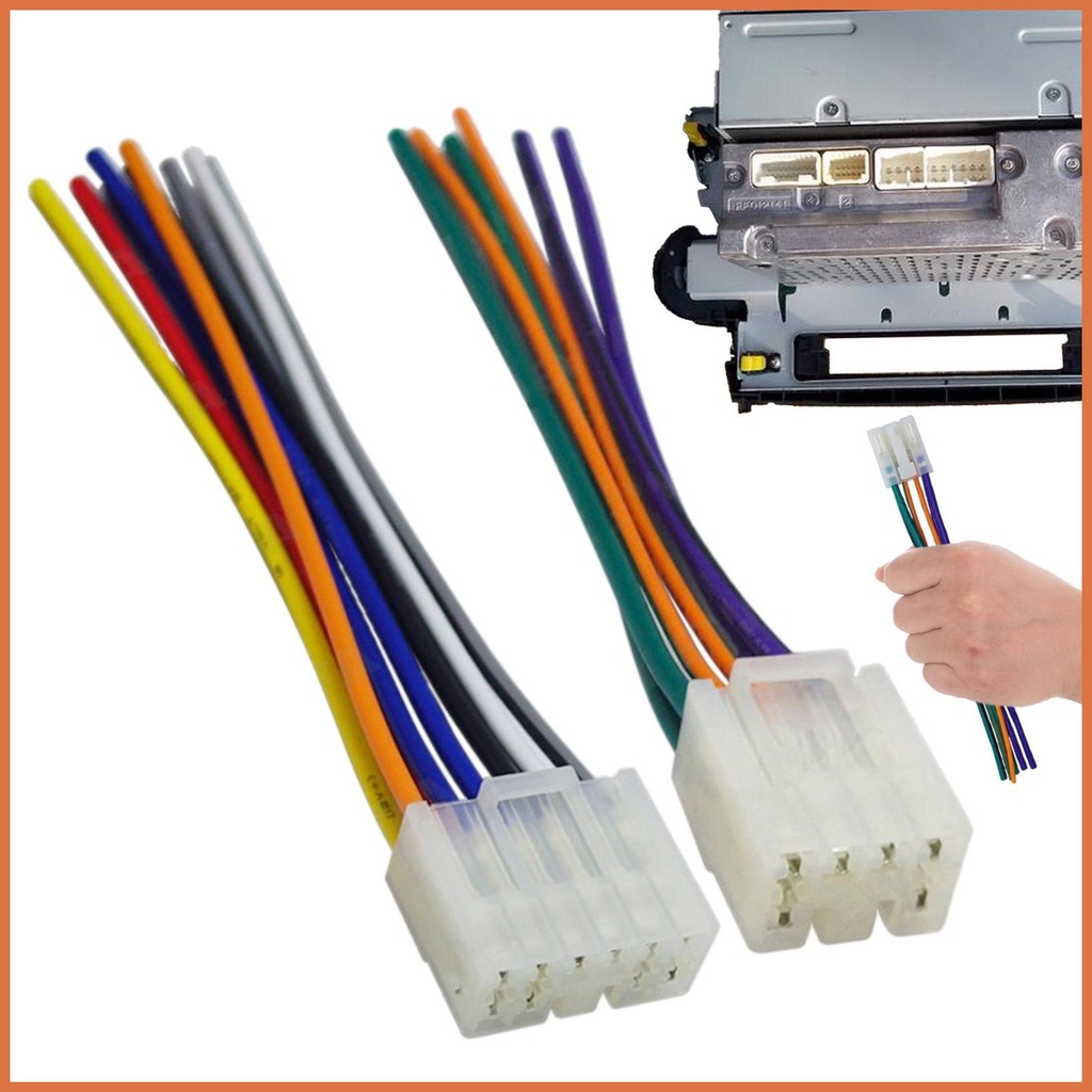 Car Audio Stereo Wiring Harness Adapter Plug forToyota Corolla RAV4