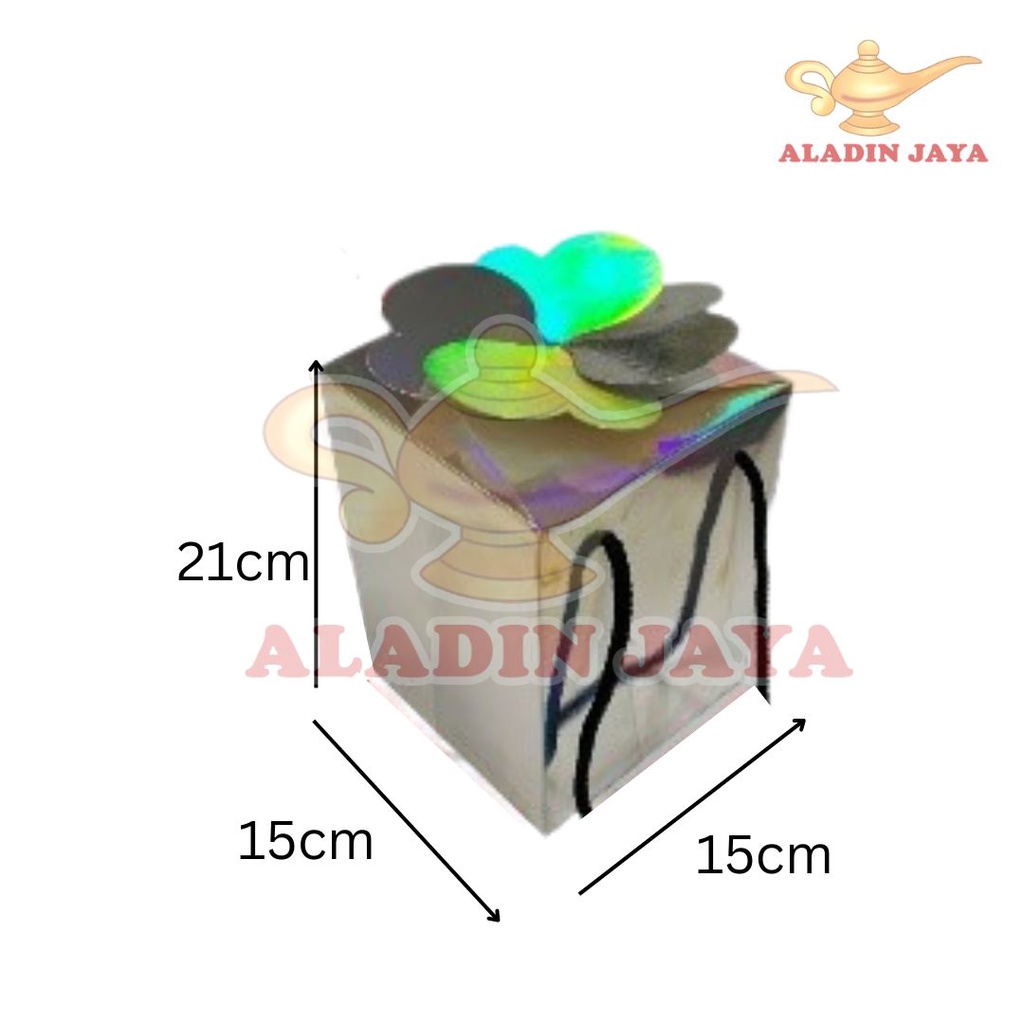 / Hampers Box Premium Hologram Box with Strap for Jars of 3 | Shopee ...