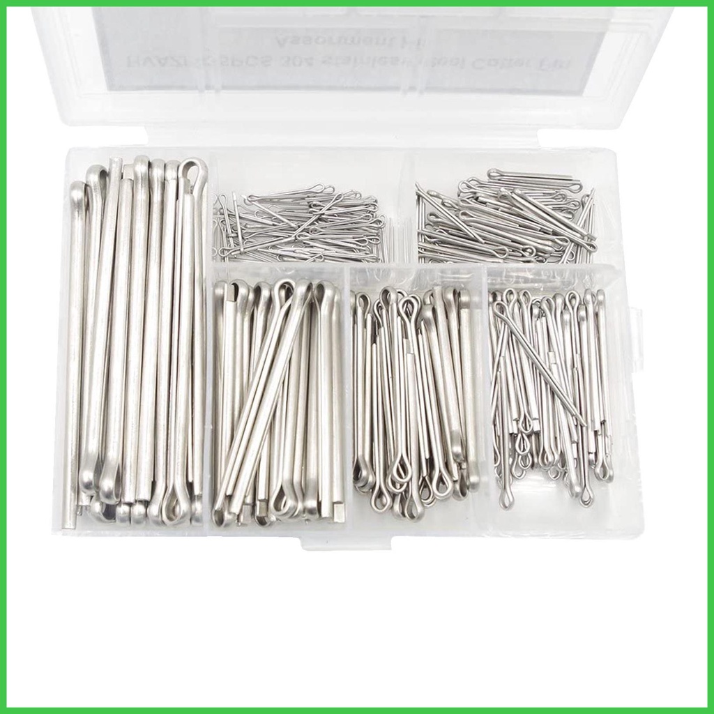 UShaped Cotter Pin Assortment Kit 230Pcs Hairpin Cotter Pins Cotter