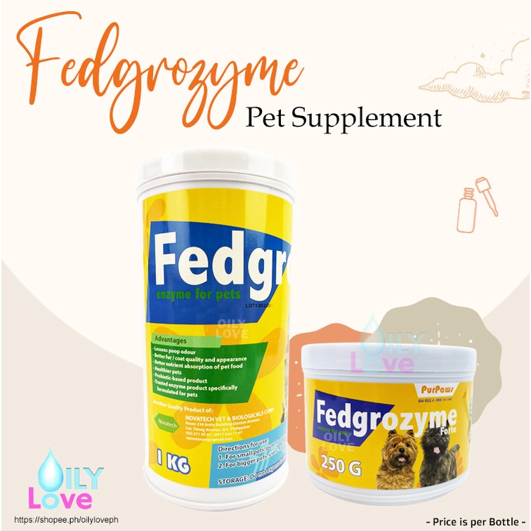 Fedgrozyme Forte Animal Supplement Dog Supplement Cat Supplement
