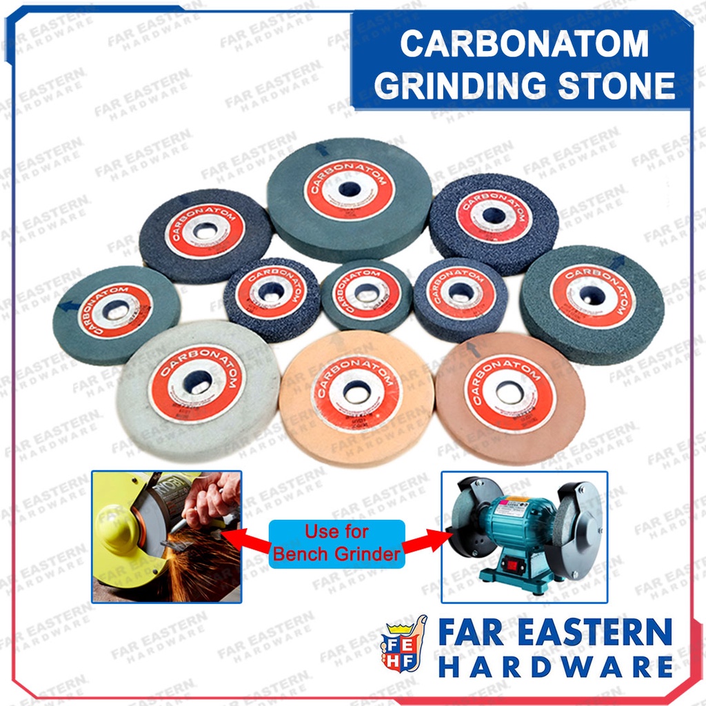 CARBONATOM Grinding Stone / Wheel for Bench Grinder Shopee Philippines