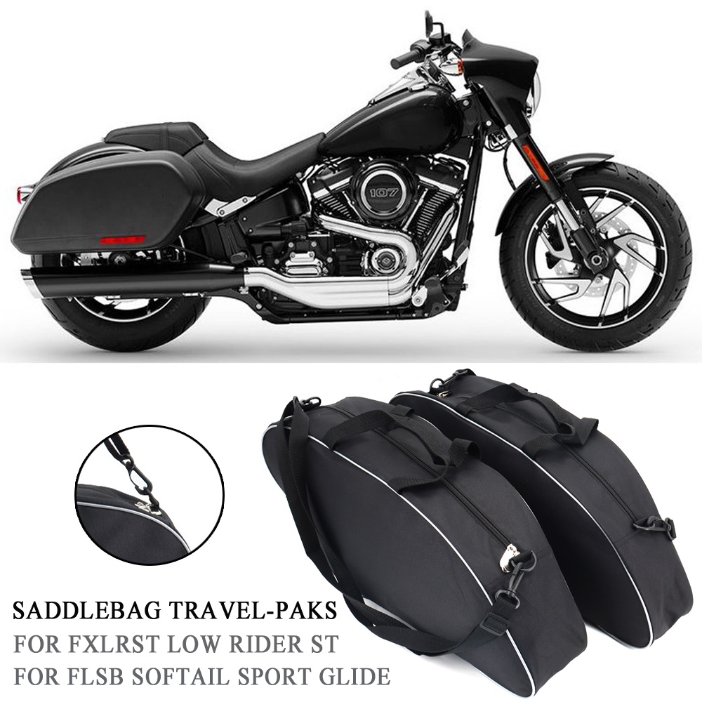 For Flsb Softail Sport Glide Fxlrst Low Rider St Side Luggage Liners
