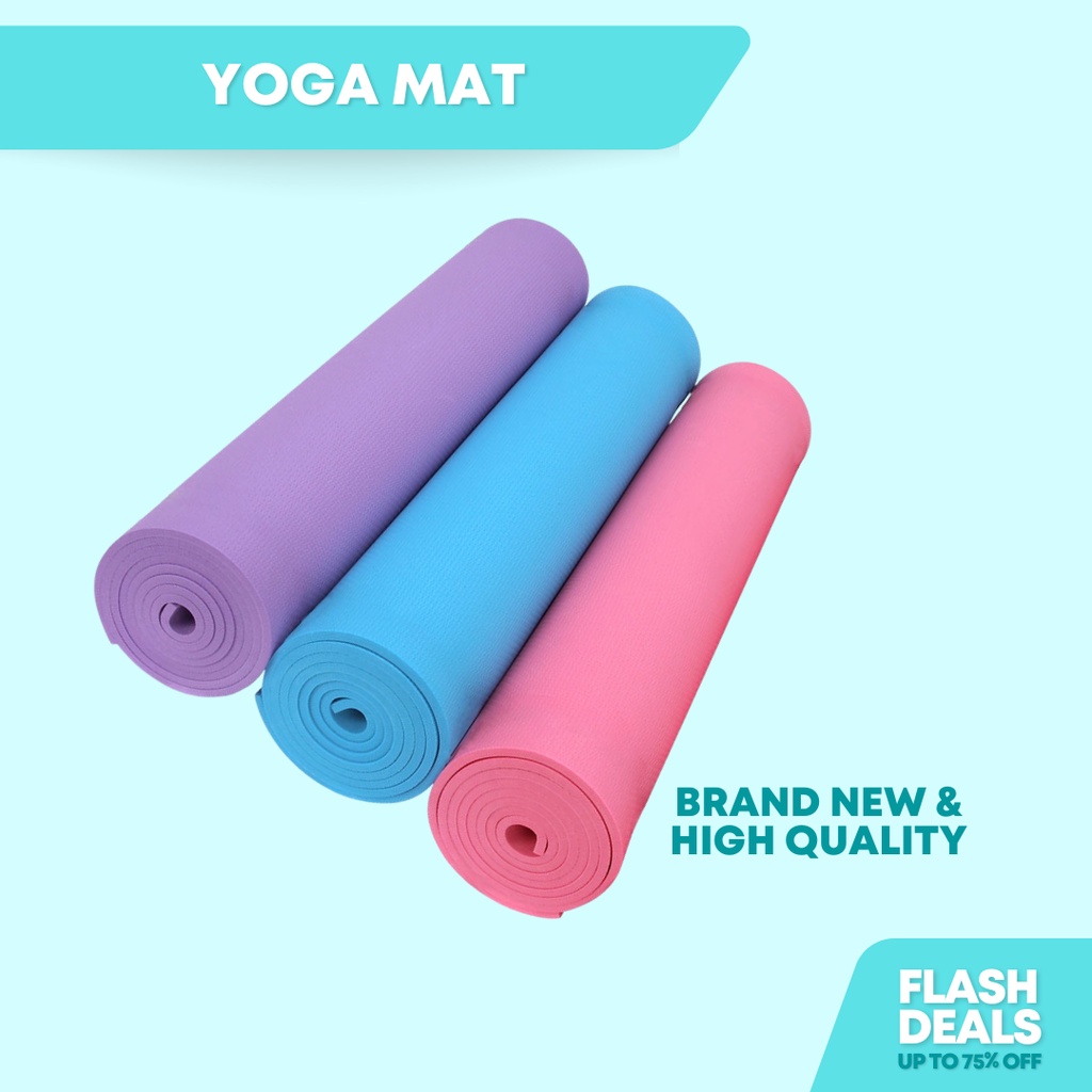 Original Yoga Mat Anti-skid Sports Fitness Mat Thick EVA Comfort Foam ...