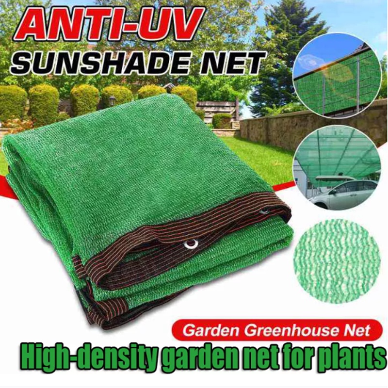 Green Sunshade Net Mesh Anti-UV Screen Window Outdoor Garden Greenhouse ...
