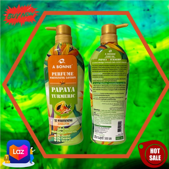 A bonne Papaya Turmeric Perfume Whitening Lotion A bonne' A Bonne A