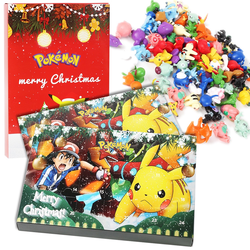 calendrier avent pokemon Figures Blind Box calendario de adviento